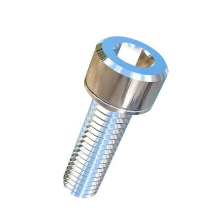Allied Titanium #10-32 Socket Head Cap Screw, Socket, Plain Titanium, 5/8 in Length 0054298